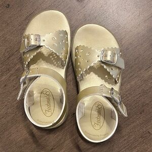 FootMates Shimmering Gold Kids Sandals